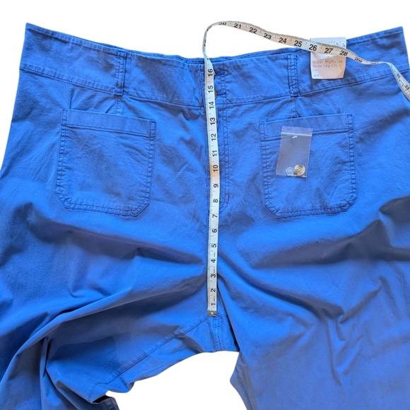 LC Lauren Conrad Super High Rise Wide Leg Crop Pants NWT - Picture 14 of 16